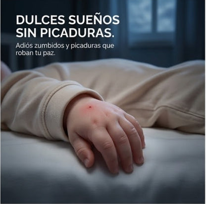 Noches sin zancudos ni químicos. Descanso seguro para toda tu familia - Lampara Anti-Zancudos